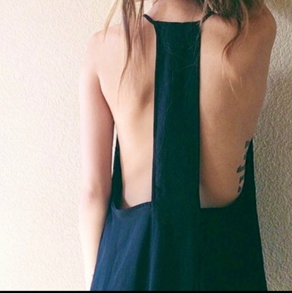 Free People Raven Slip Dress Teal Sz: X-Small - Picture 9 of 16